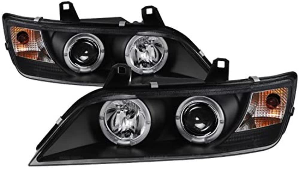 Spyder Auto 5009081 LED Halo Projector Headlights - Black/Clear - High-Performance Lighting for Night Driving & Off-Road Adventures