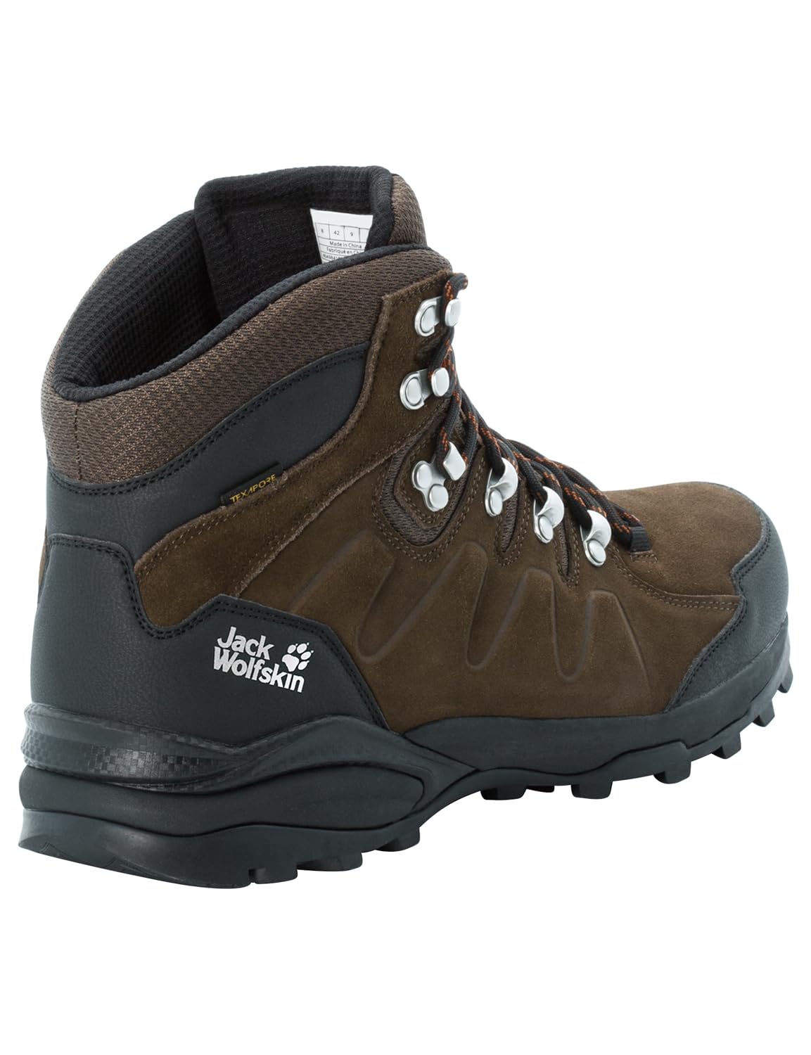 Jack Wolfskin Men's Refugio Texapore Mid Hiking Shoes - Waterproof Outdoor Boots for Backpacking, Trekking & Mountain Adventures