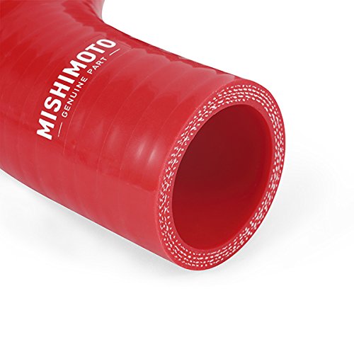 Mishimoto MMHOSE-XD-16RD High Performance Silicone Water Hose Kit - Compatible with 2016-2019 Nissan Titan XD - Red - Perfect for Engine Cooling System Upgrades & Off-Road Performance
