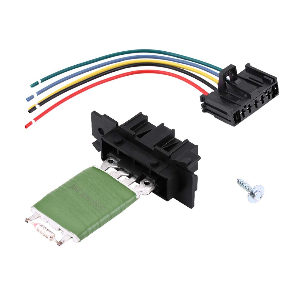 High-Quality Blower Motor Resistors & Heater Motor with Wiring Repair Plug Harness for Fiat Grande Punto & Qubo - Perfect for HVAC System Repairs & Maintenance
