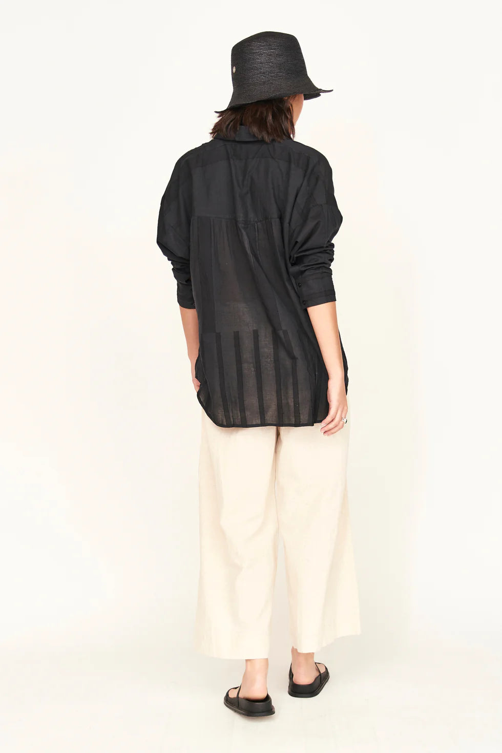 Kyoto Shirt for Men - Premium Black Cotton Button Down Shirt | Business Casual & Office Wear