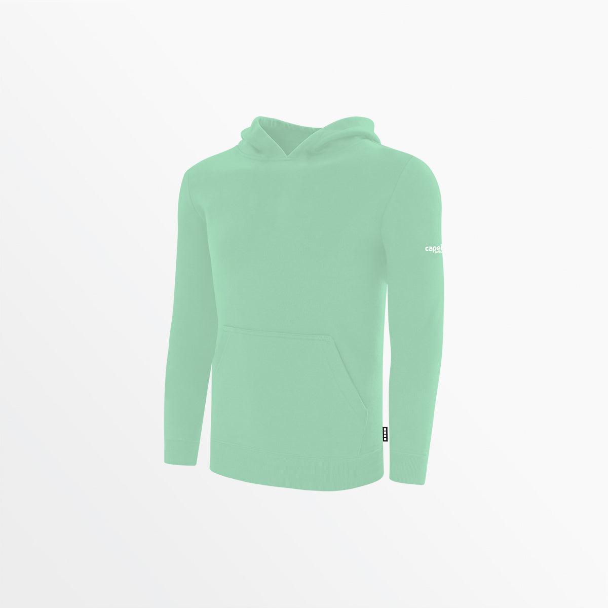 Youth Basics Fleece Pullover Hoodie with Sleeve Logo - Cozy & Stylish for School, Sports & Casual Wear