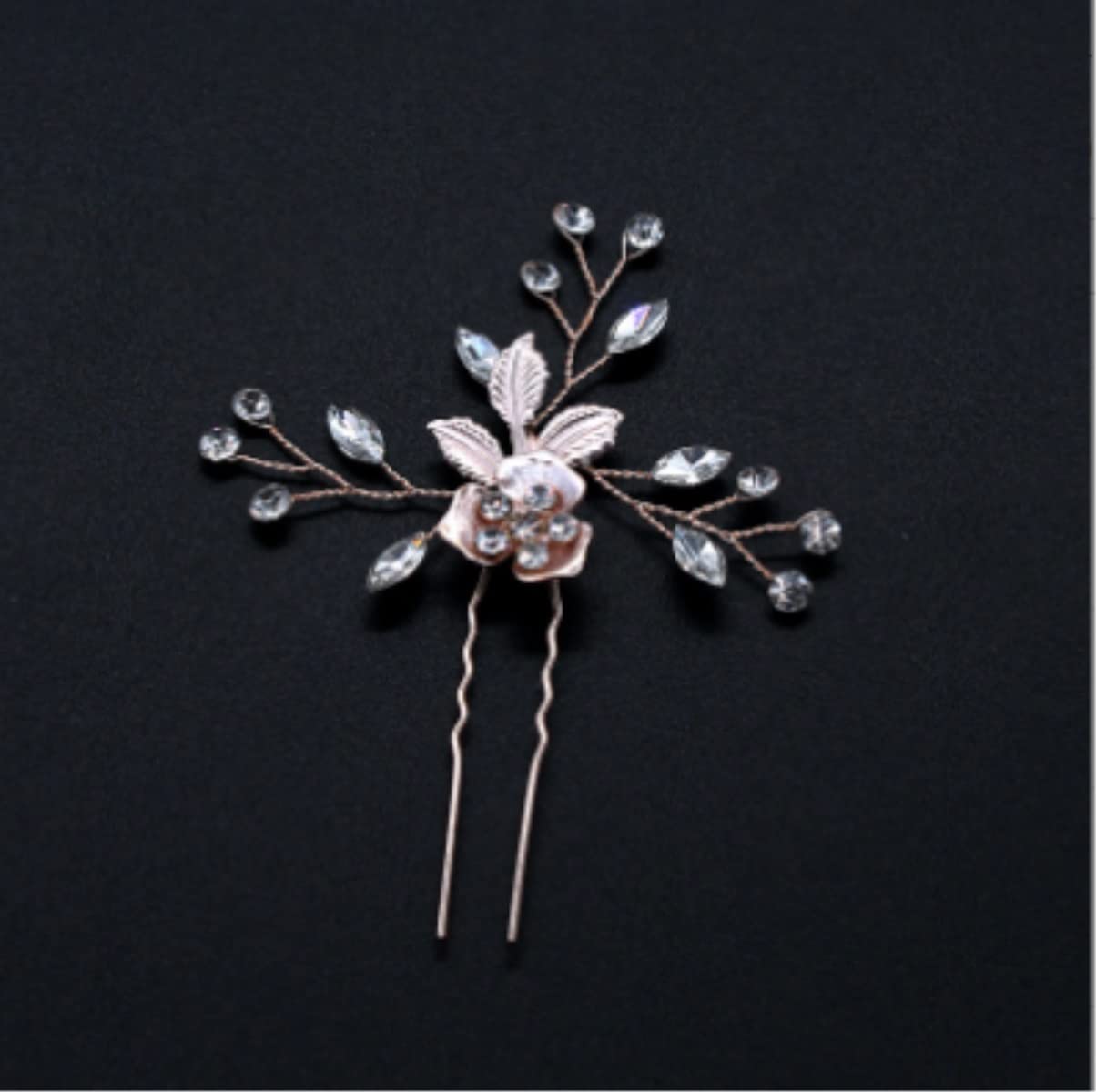 Elegant Bridal Hair Comb with Pearls & Crystals - Alloy Wedding Hair Clip Side Comb for Brides - Perfect for Weddings, Prom, and Formal Events