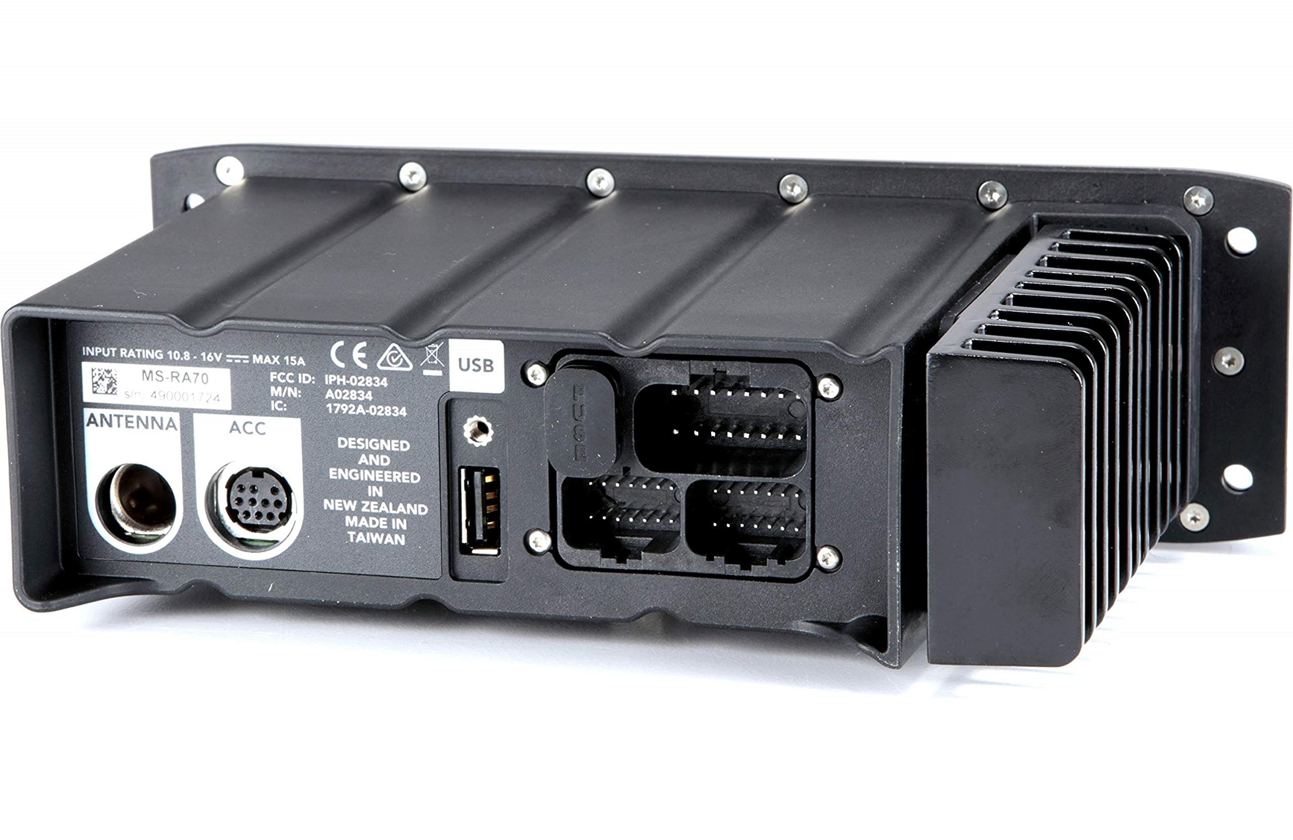 Fusion MS-RA70 Marine Stereo Receiver - 4x50W AM/FM Bluetooth Audio System with USB Port & Wireless Control for Fusion Link App | Perfect for Boats, Yachts, and Marine Entertainment