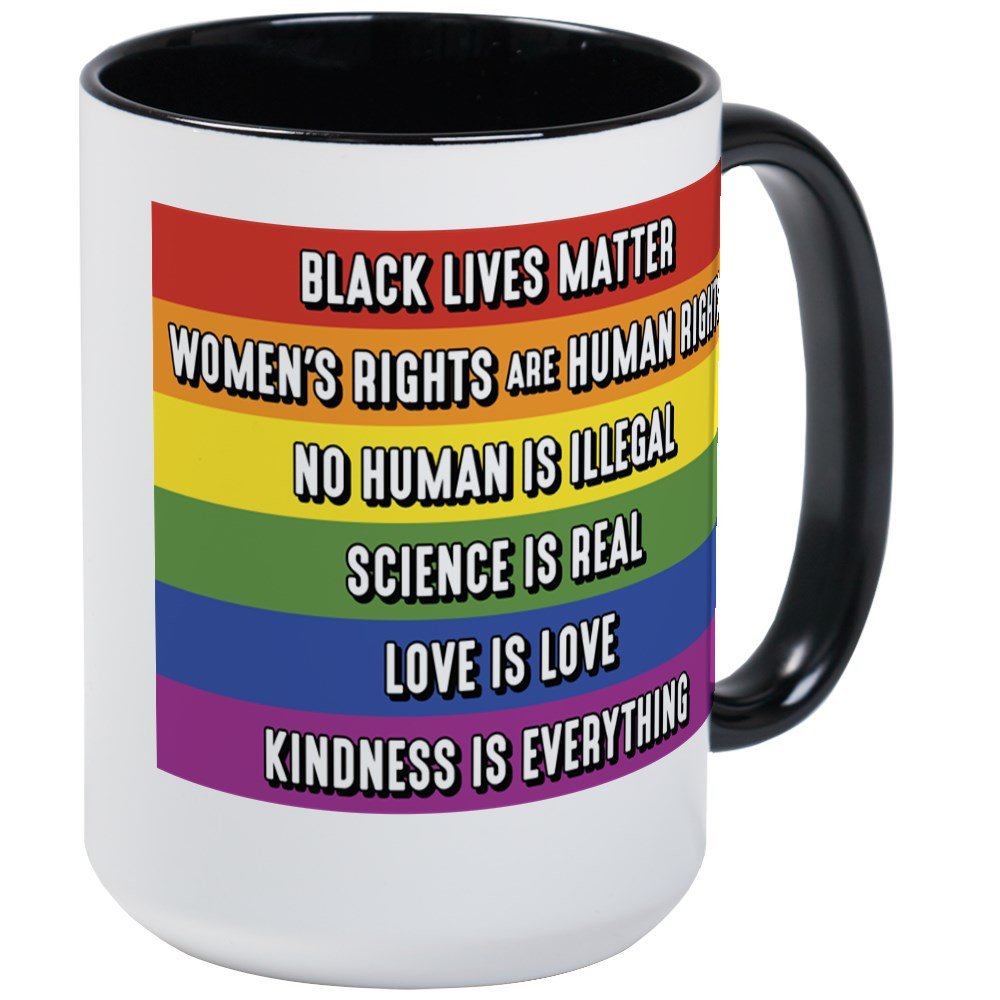 The Truth 15 oz (444 ml) Ceramic Coffee Mug - Funny Inspirational Quote Cup for Office, Home & Gifts - Perfect for Tea, Hot Chocolate & Morning Coffee