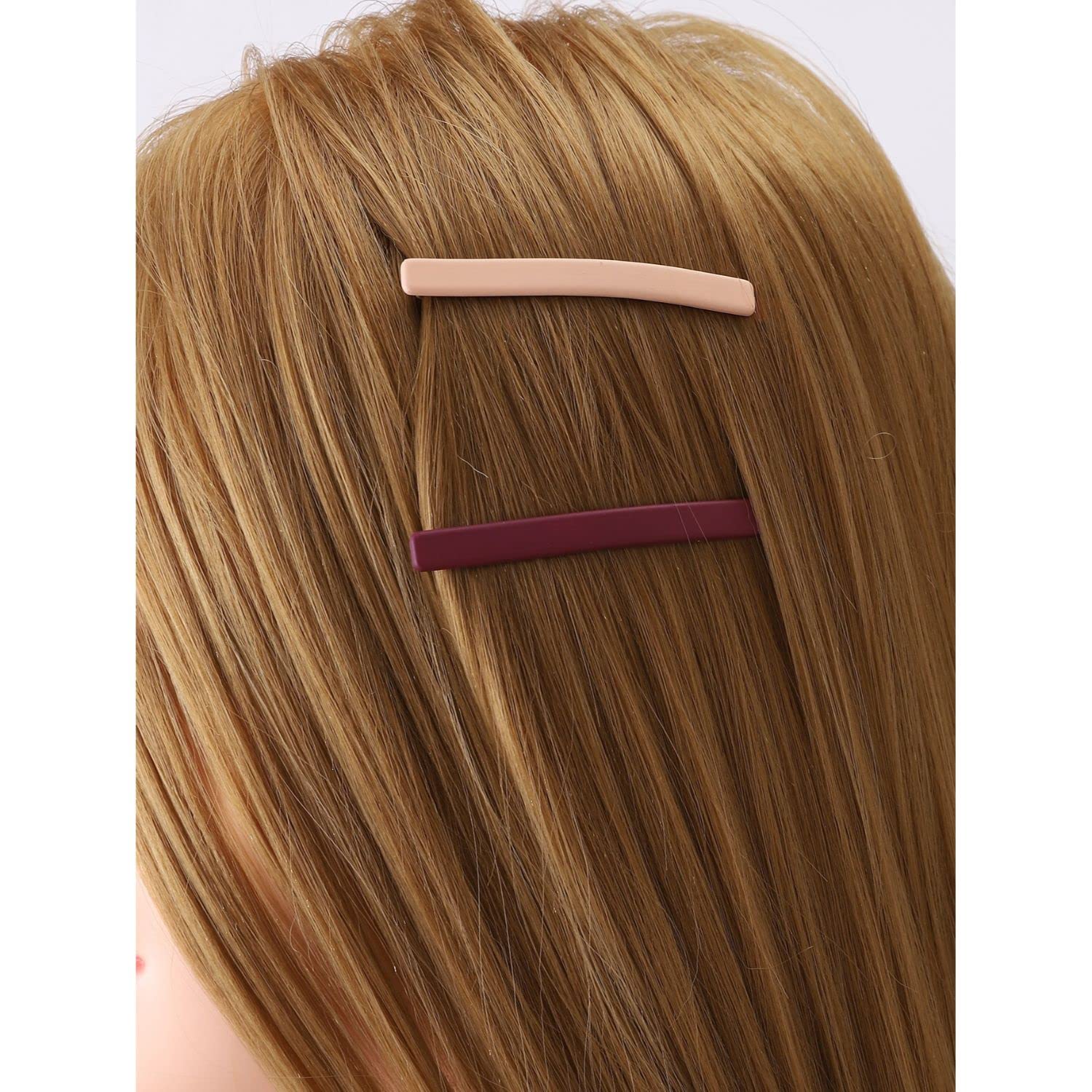 FAMEZA 5-Pack Hair Barrettes & Clips for Women & Teens - Non-Slip Hair Accessories for School, Work & Everyday Styling