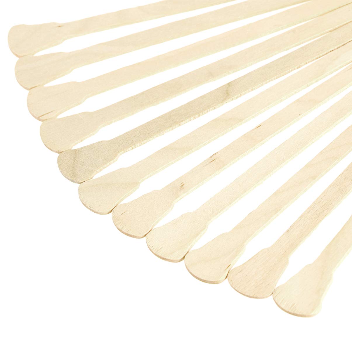 50pcs Wooden Wax Spatulas for Waxing - Natural Wooden Spatula Set for DIY Waxing, Hair Removal & Beauty Care - Perfect for Salon, Spa & Home Use