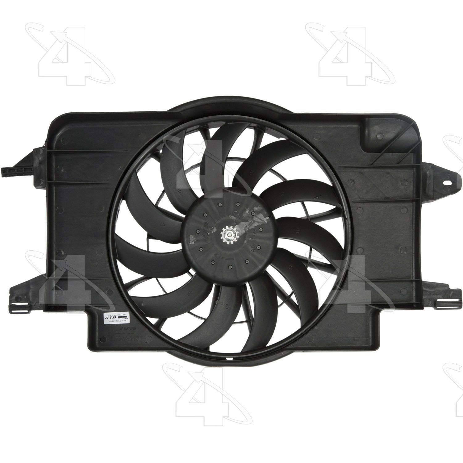 Four Seasons 75235 Cooling Fan Assembly - Black | Replacement Radiator Fan for Cars & Trucks | Perfect for Overheating Engine Repair & Summer Driving