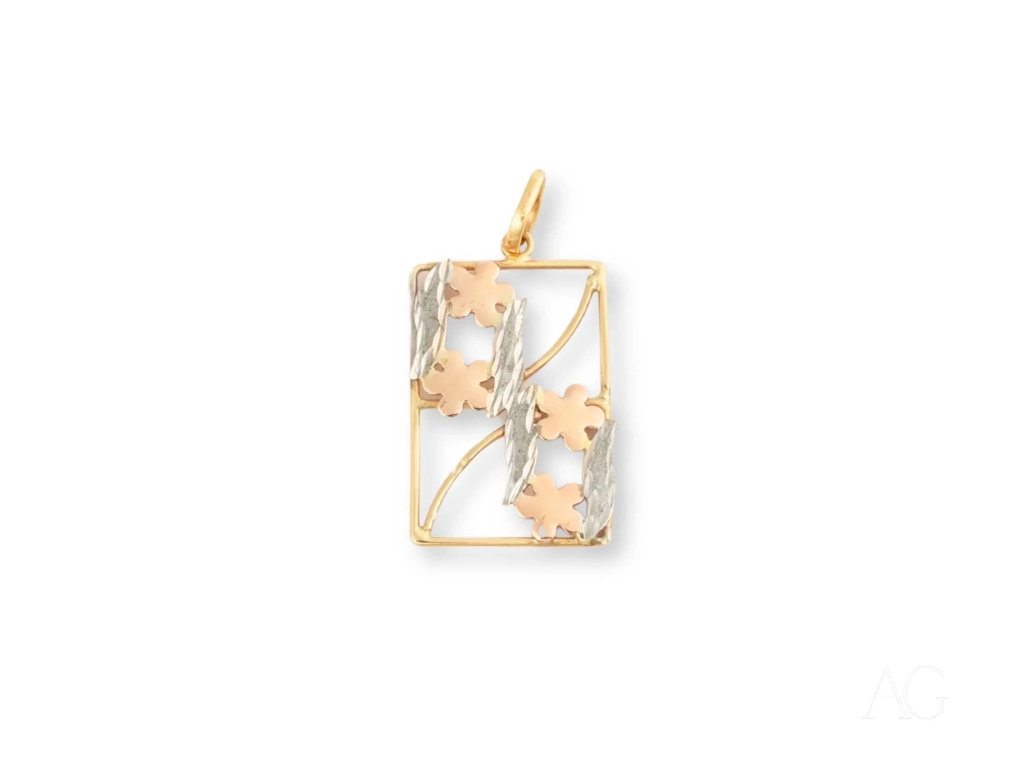 Golden Bloom Flower Pendant Necklace - Elegant Floral Jewelry for Women - Perfect Gift for Birthday, Anniversary & Valentine's Day - Wear to Parties, Weddings & Special Occasions