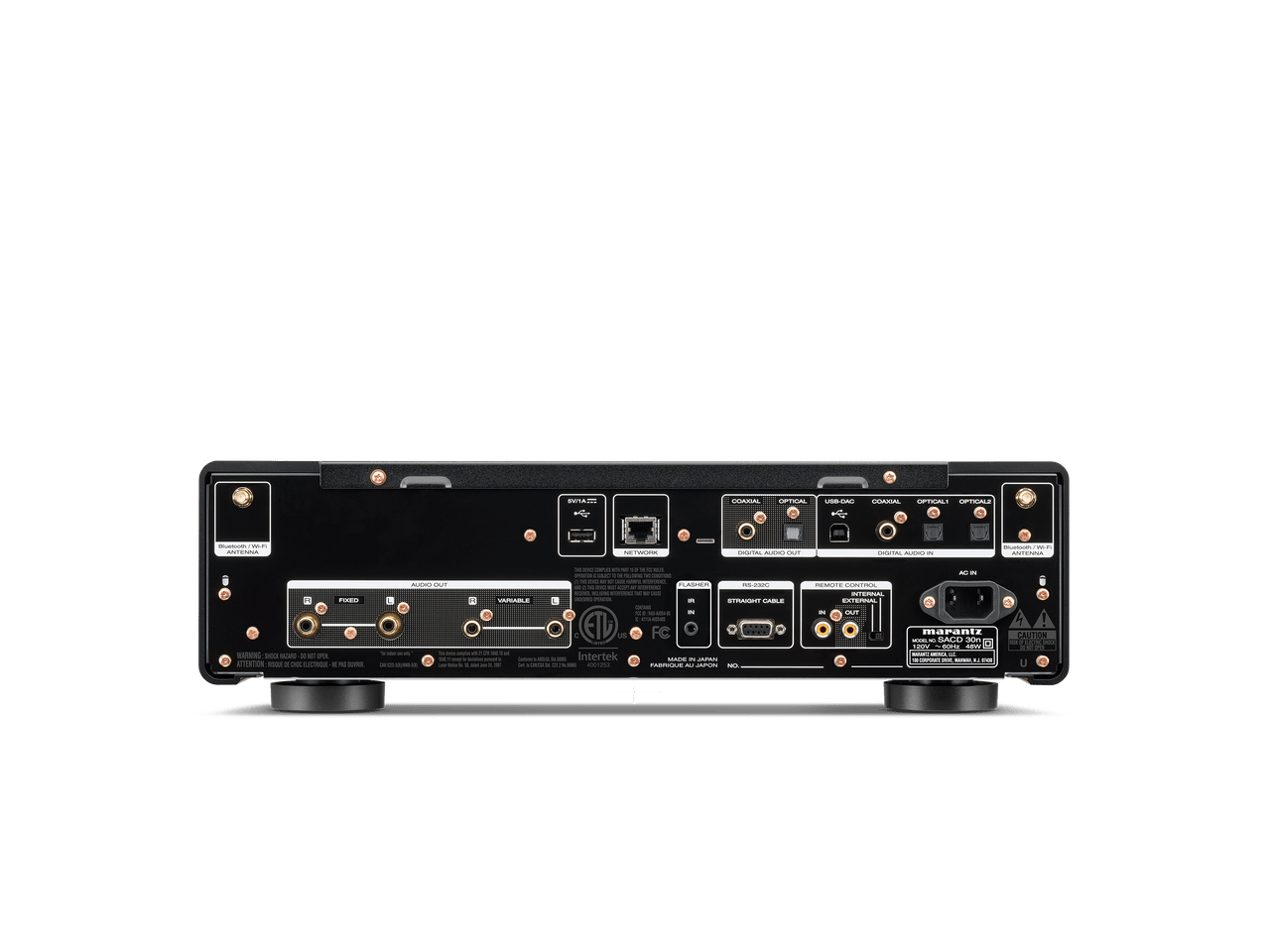 Marantz SACD 30n Premium Hi-Fi CD Player with SACD Playback - High-End Audio for Home Theater & Music Listening