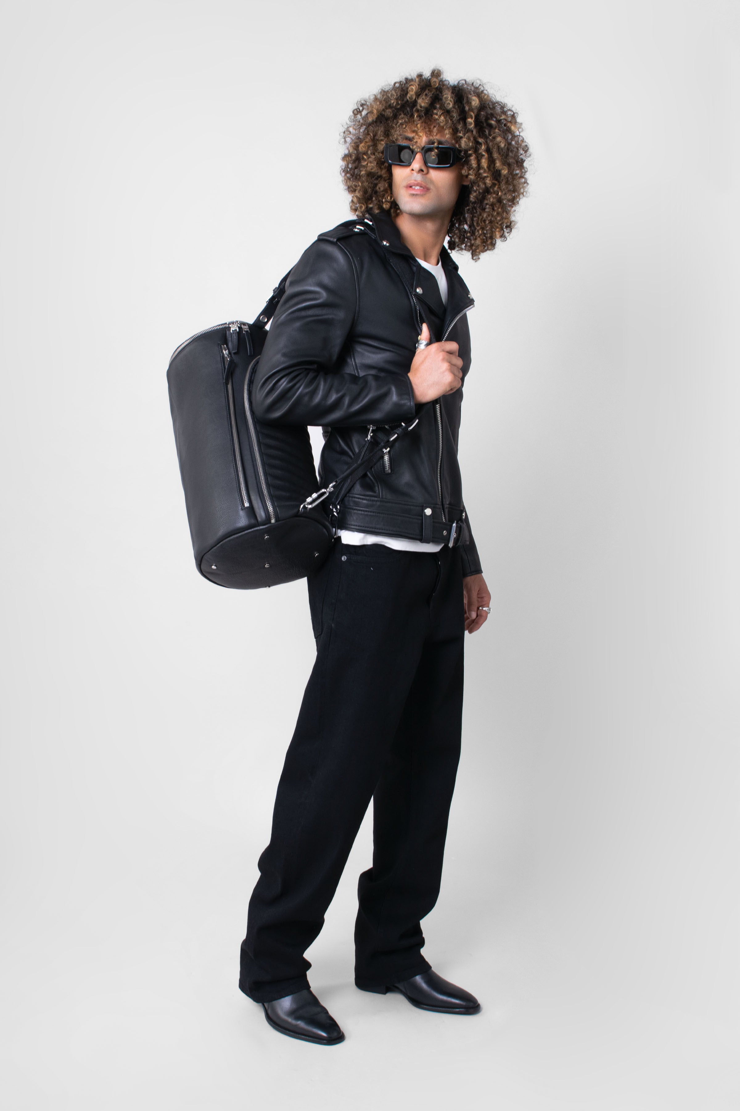 Premium Men's Barrel Bag 2.0 - Durable Crossbody Sling Backpack for Travel, Gym & Everyday Use - Water-Resistant & Spacious Design - Perfect for Commuting, Workouts & Outdoor Adventures