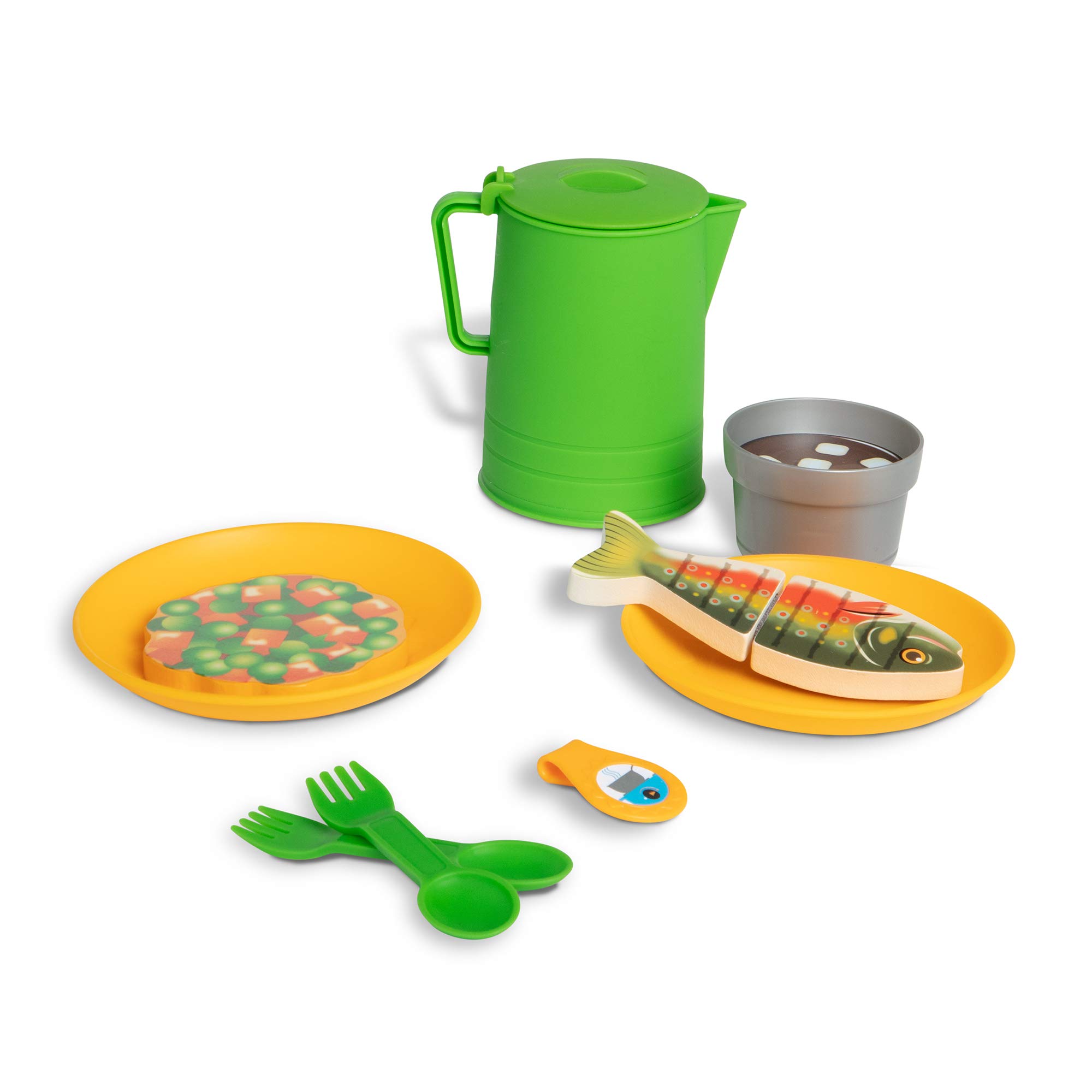 Melissa & Doug 40804 Let's Explore Camp Stove Pretend Play Set - Wooden Toy Kitchen for Kids Ages 3+ | Perfect Gift for Boys & Girls | Outdoor Adventure & Indoor Imaginative Play