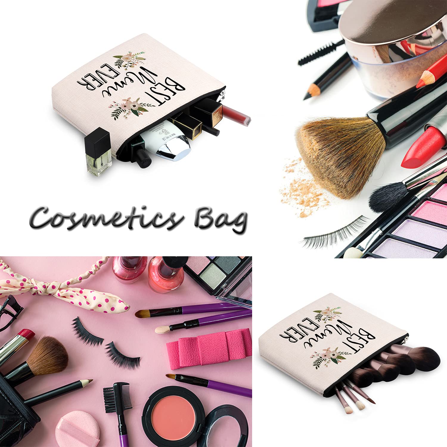 Funny Meme Makeup Bag - Best Gift for Grandma, Waterproof Travel Toiletry Pouch with Zipper - Perfect for Cosmetics, Travel Essentials & Meme Lovers