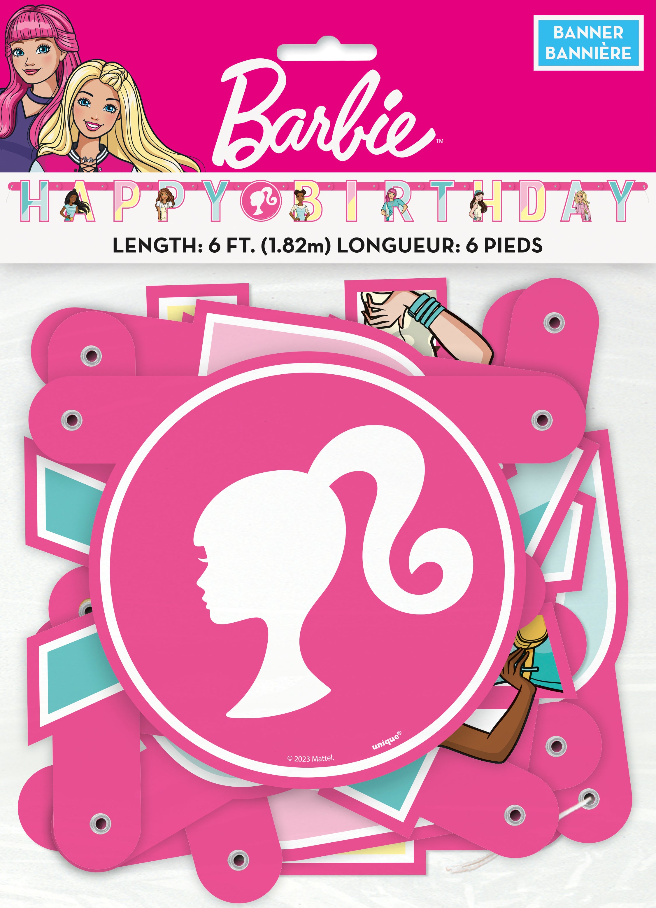 Barbie Joint Banner Large - Perfect for Birthday Parties, Room Decor, and Themed Events