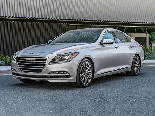 **2017 Genesis G80 Car Poster - 20x30 Inch Laminated Wall Art with Vibrant Colors & High-Quality Print - Perfect for Home, Office, or Garage Decor**