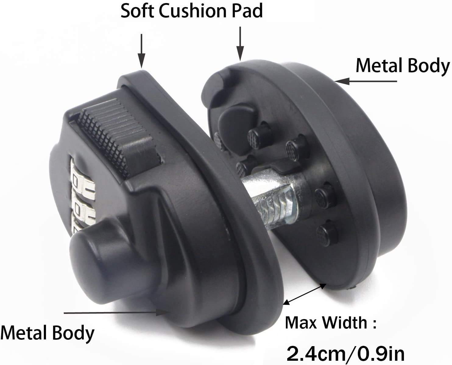 RioRand 3 Digit Combination Gun Trigger Lock - Secure Firearm Safety Accessory for Handguns, Rifles & Shotguns | Ideal for Home Defense, Hunting & Gun Storage