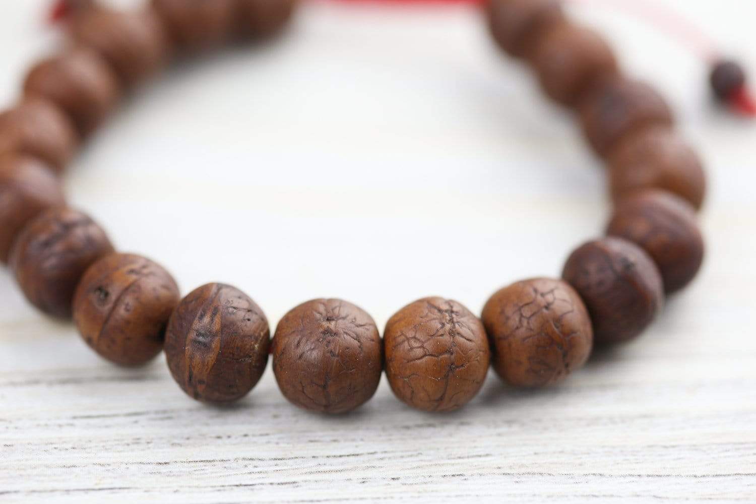 Handmade Antique Bodhi Seed Compassion Mala Bracelet - Buddhist Prayer Beads for Meditation, Yoga & Spiritual Healing