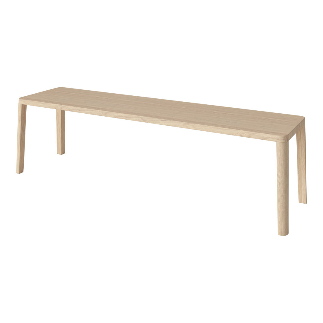 Graceful Modern Wooden Bench by Michael H Nielsen - Bolia Scandinavian Design for Living Room, Bedroom, or Entryway
