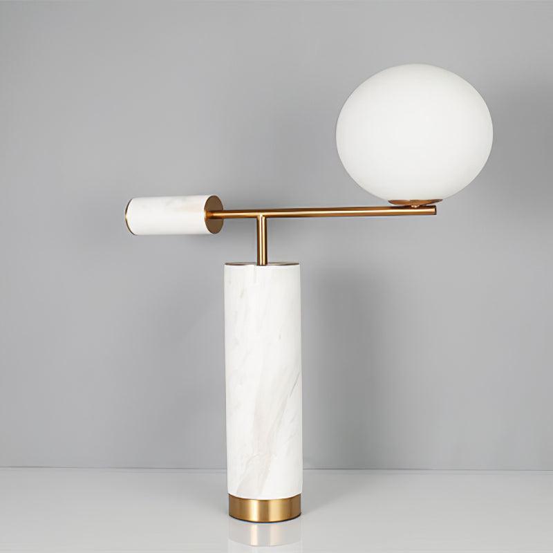 Gold & White Marble