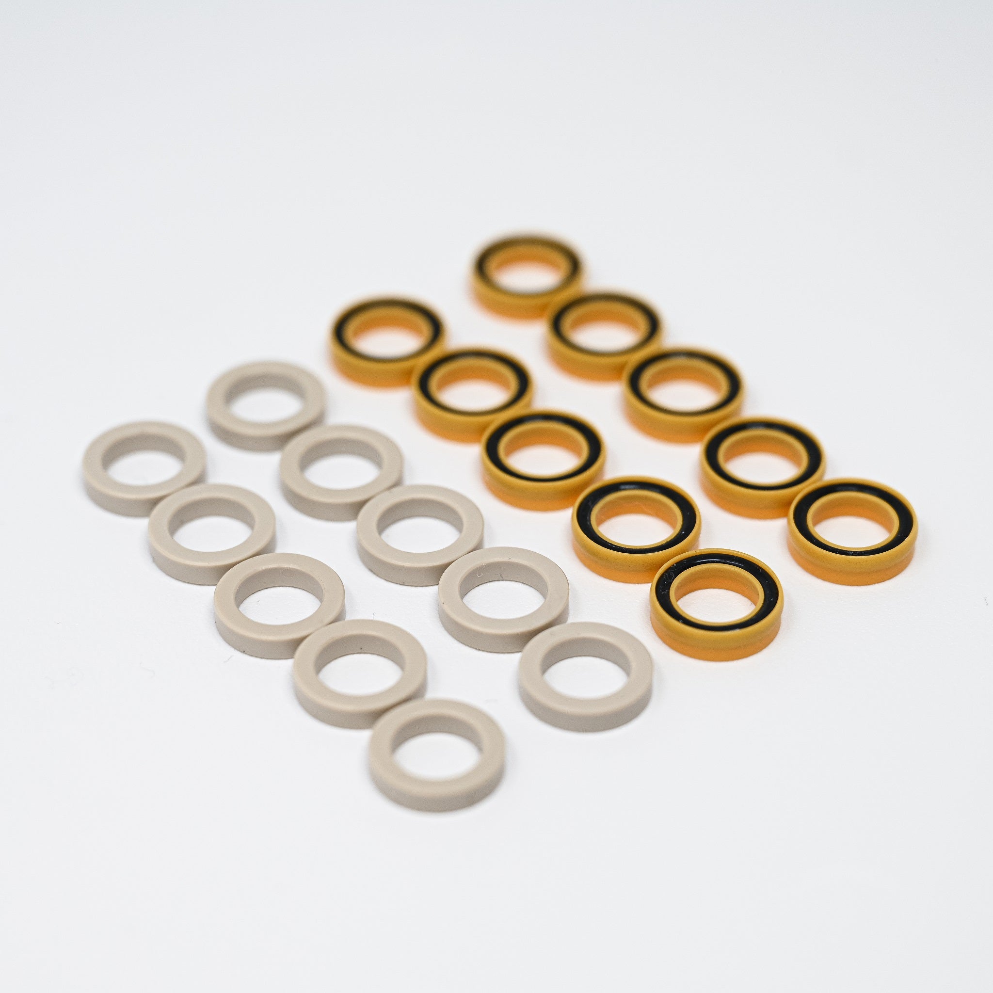 Flangeless Omniflex™ O Ring Seal (3/8 Inch) - 10 Pack - High-Temperature Resistant, Durable Rubber Gasket for Plumbing, Hydraulic Systems & Automotive Applications