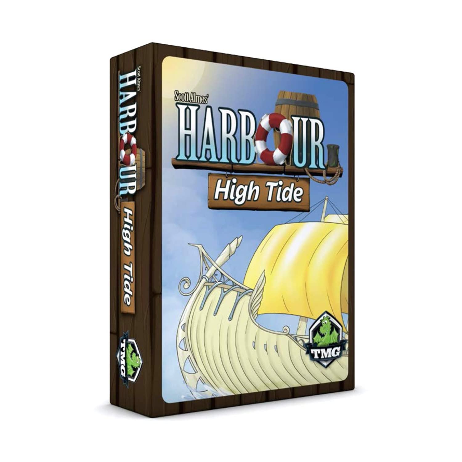 Harbour High Tide Board Game by Tasty Minstrel Games - Strategic Port Building Game for Family Game Night & Game Lovers