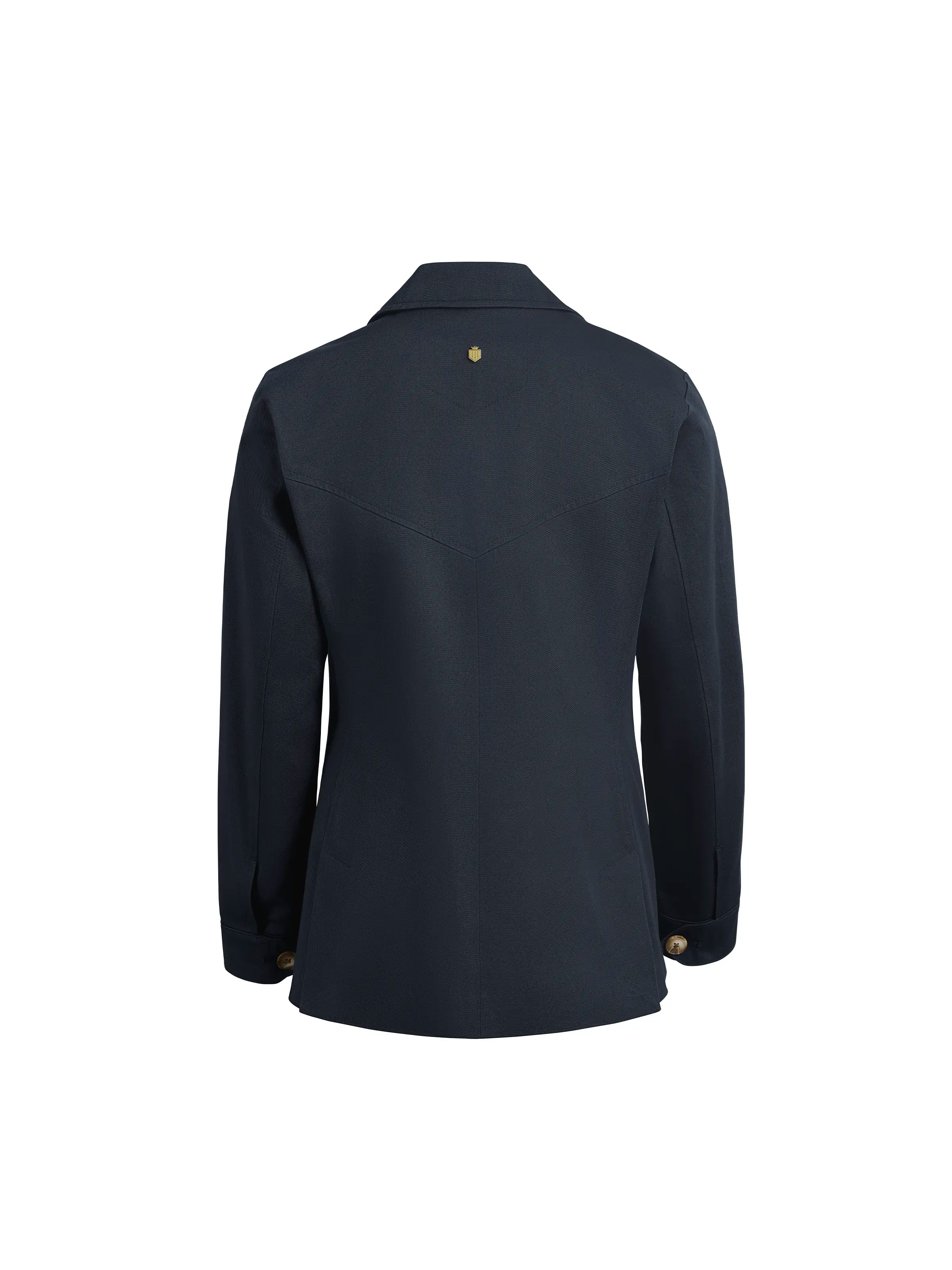 Savannah Safari Jacket for Men - Navy Blue Cotton Drill Workwear - Perfect for Outdoor Adventures, Travel & Casual Wear