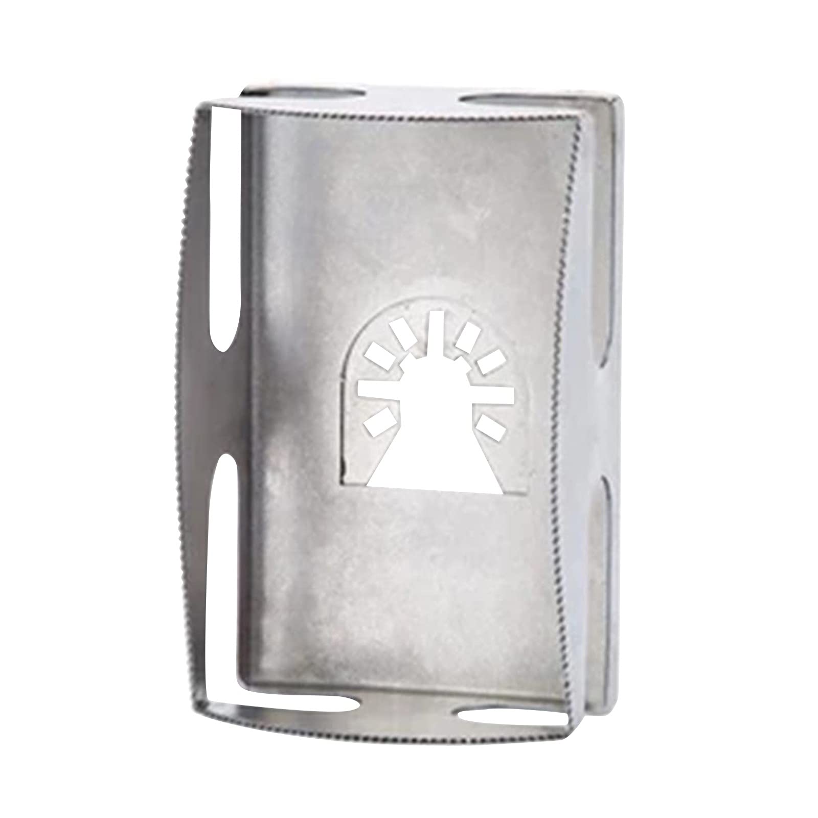 GONEBIN One-Step Stainless Steel Square Slot Cutter - Compatible with Plastic, Metal & Low-Voltage Electrical Boxes - Fits Most Oscillating Multi-Tools - Perfect for DIY, Electrical Work & Home Renovations