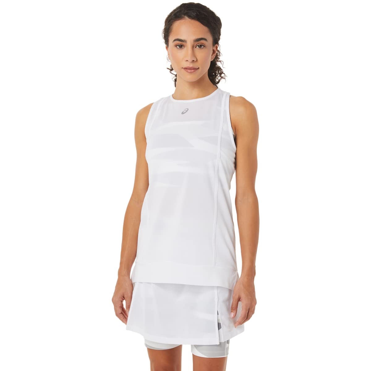 ASICS New Strong 92 Women's Tank Top - Breathable Workout Shirt, Brilliant White, Size MD (US 8-10) | Perfect for Running, Gym & Yoga | Lightweight Athletic Wear for Women