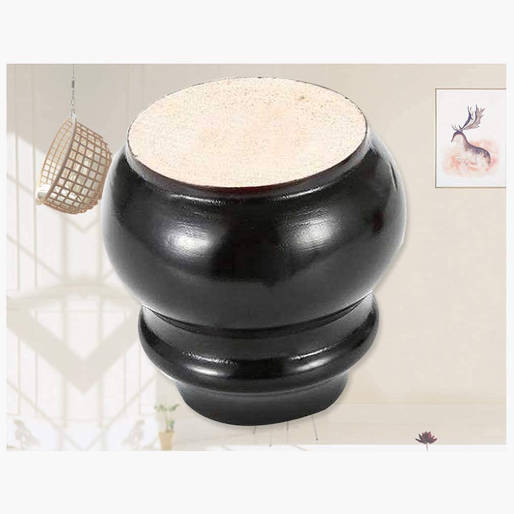 Solid Wood Sofa Legs 4pcs - 8cm Round Bun Furniture Feet for Sofa, Coffee Table, Stool & TV Cabinet - Replacement Legs for Couch & Bed - Durable Wooden Furniture Accessories for Home & Office Decor