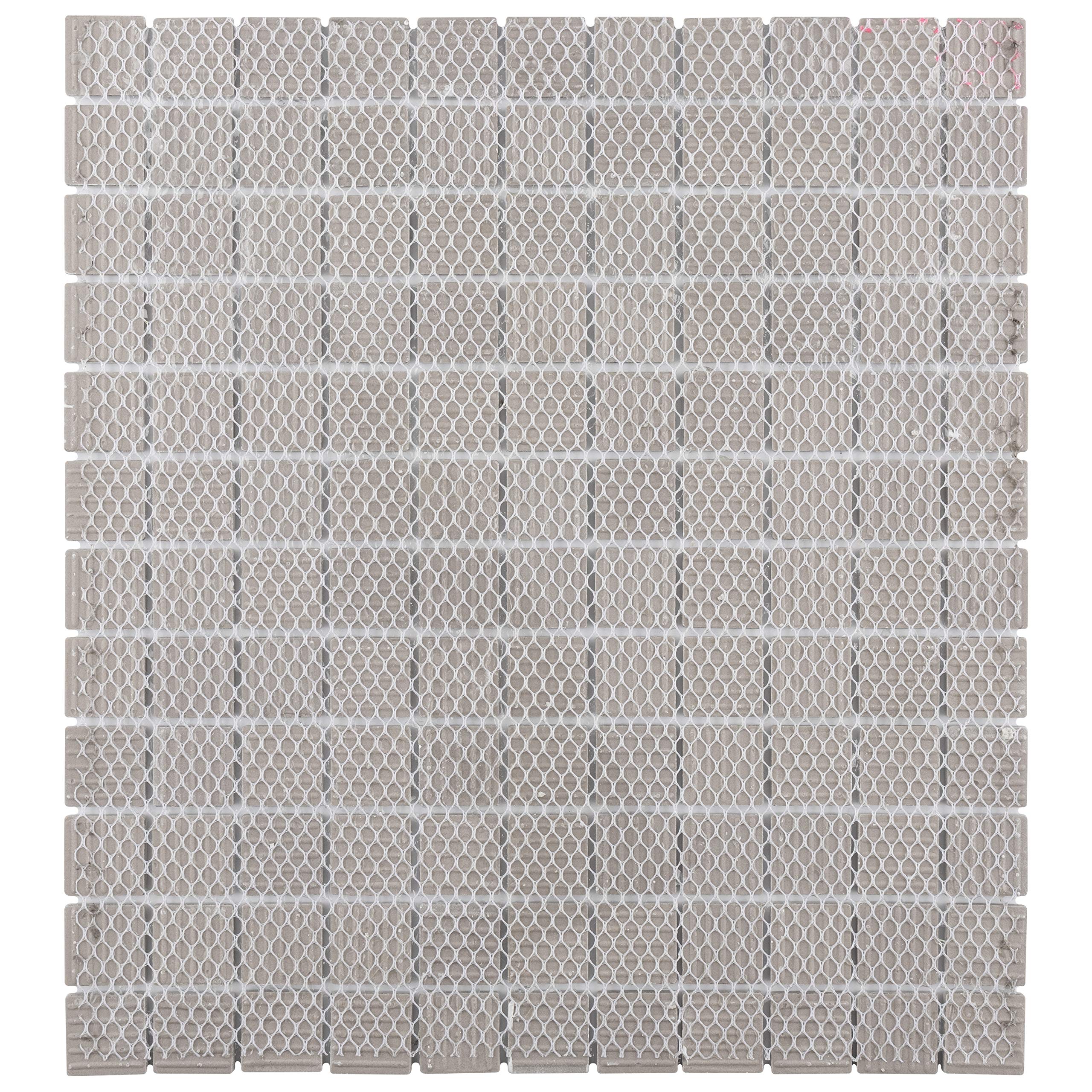 SomerTile Metro Square Matte White 11.75