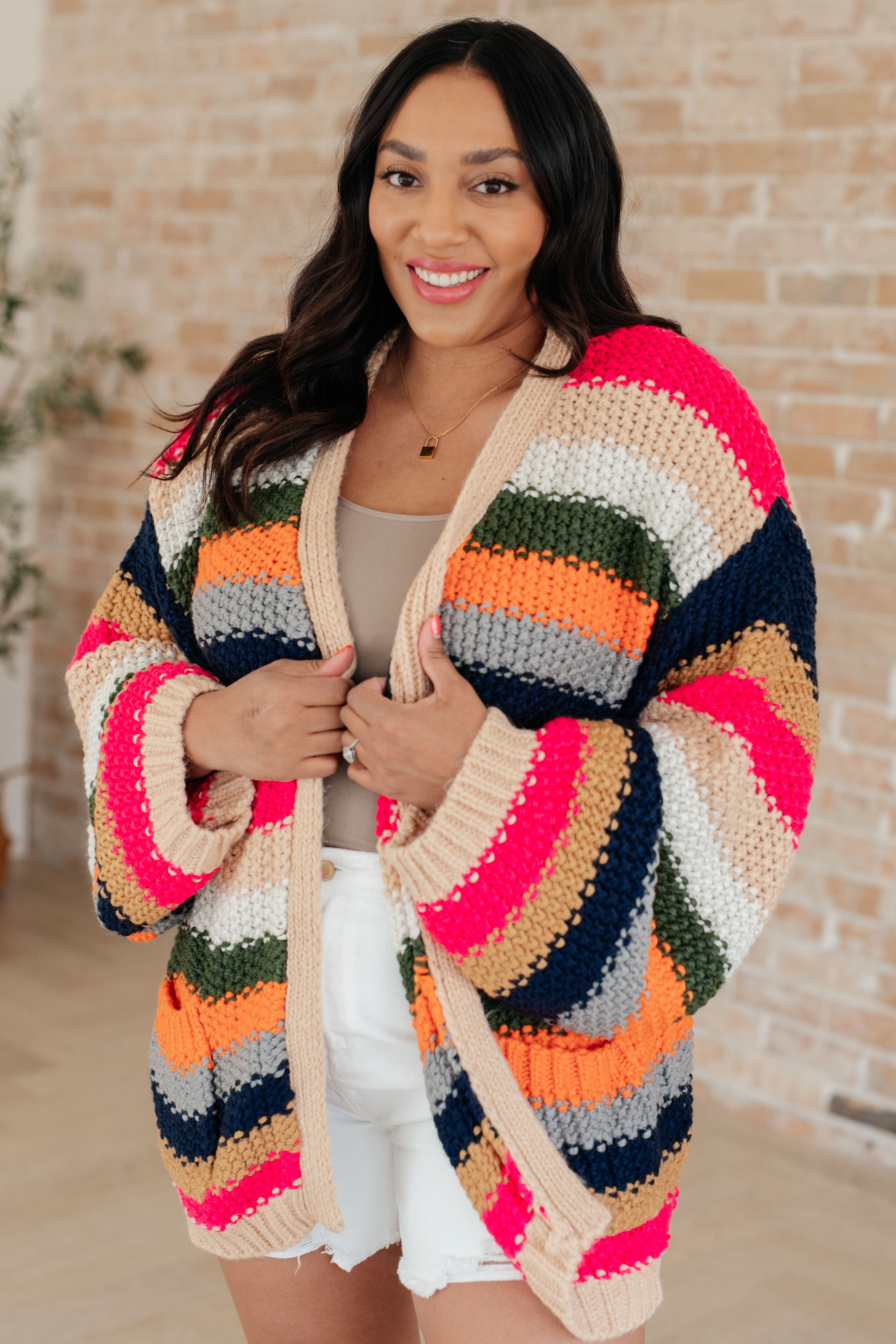 Life in Technicolor Knit Cardigan for Women - Soft & Stylish Open Front Sweater | Perfect for Fall, Winter & Cozy Outfits