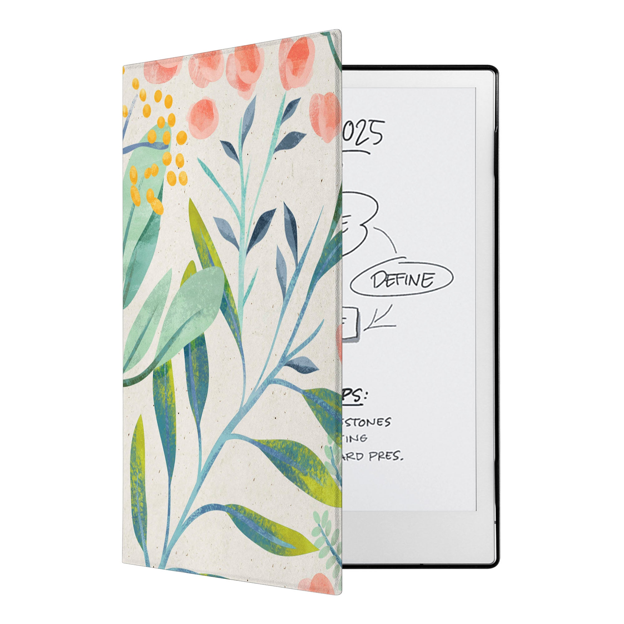 Premium reMarkable 2 Tablet Case with Stylus Bundle - Pink Floral Design for Note-Taking, Drawing & Digital Planning | Perfect for Students, Professionals & Artists