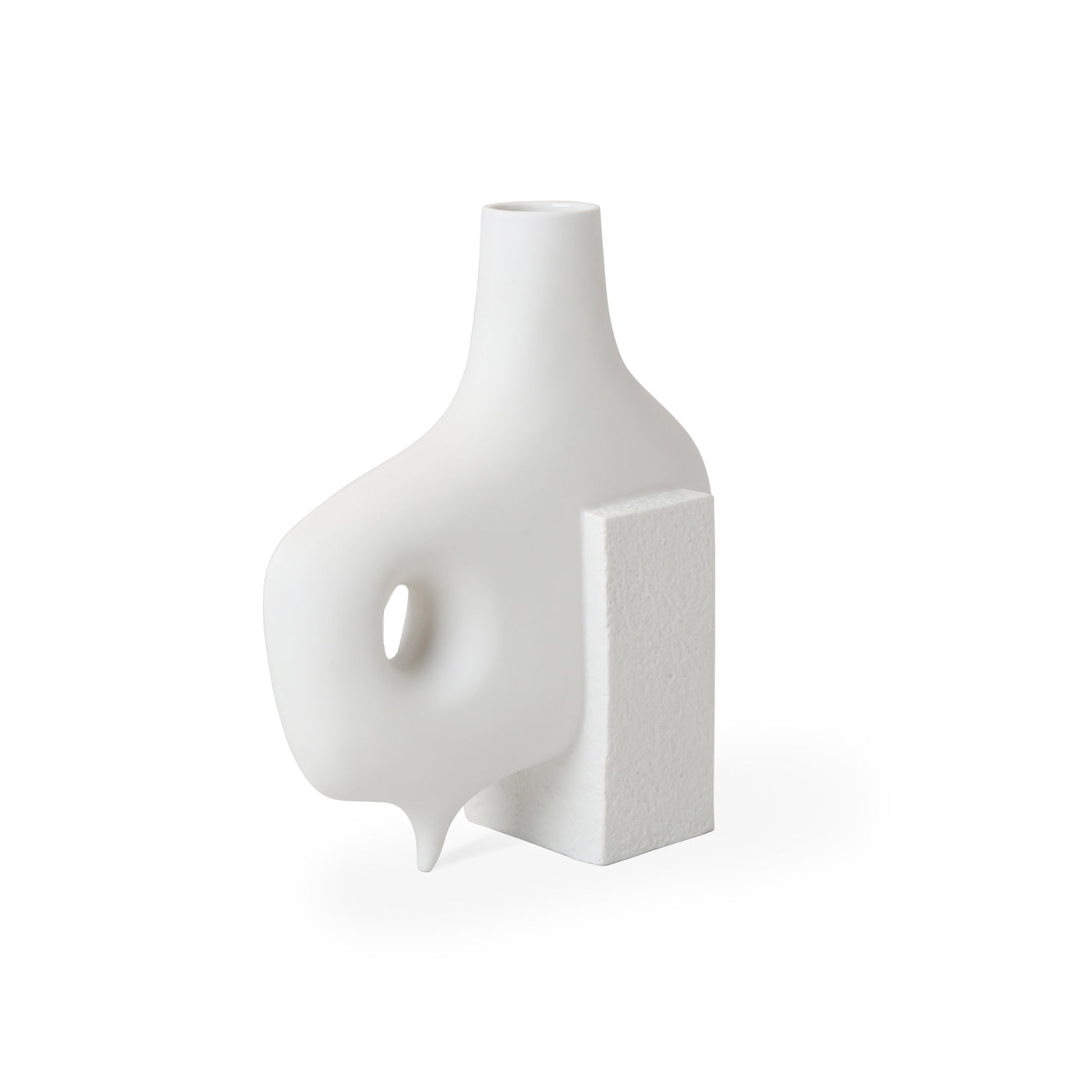 Paradox Medium Vase - Modern Ceramic Home Decor for Flowers & Centerpieces | Perfect for Living Room, Dining Table & Wedding Decorations