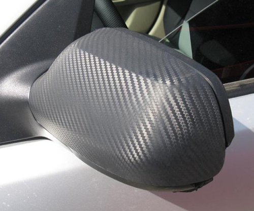 3D Black Carbon Fiber Vinyl Wrap Roll - 90