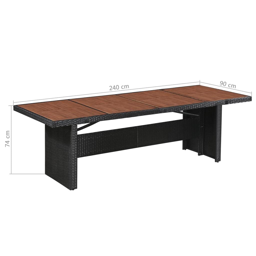 Premium Outdoor Dining Table Set - 94.5