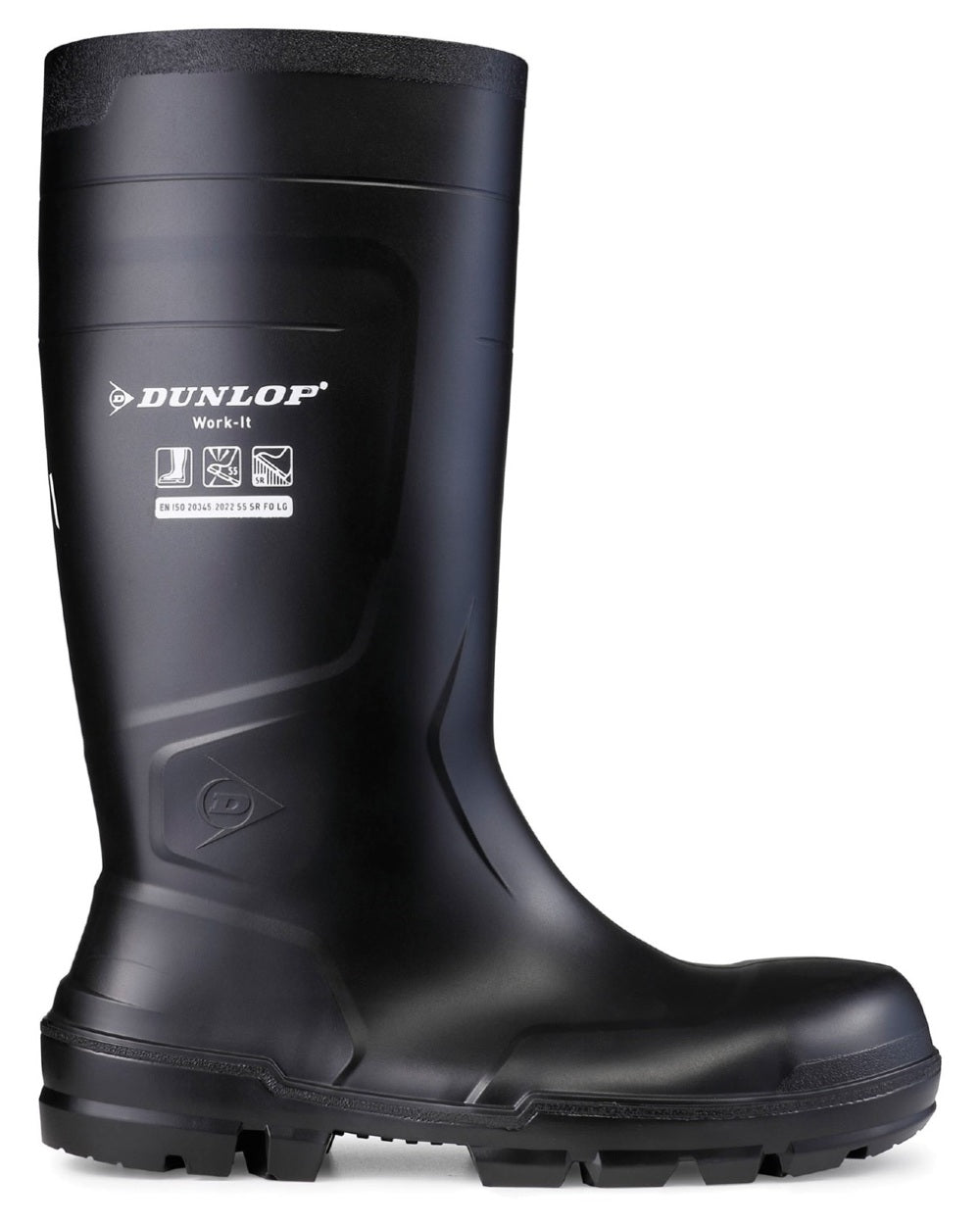 Dunlop Work It Full Safety Wellingtons - Waterproof Rubber Boots for Men & Women - Heavy Duty Work Boots for Construction, Farming & Outdoor Use