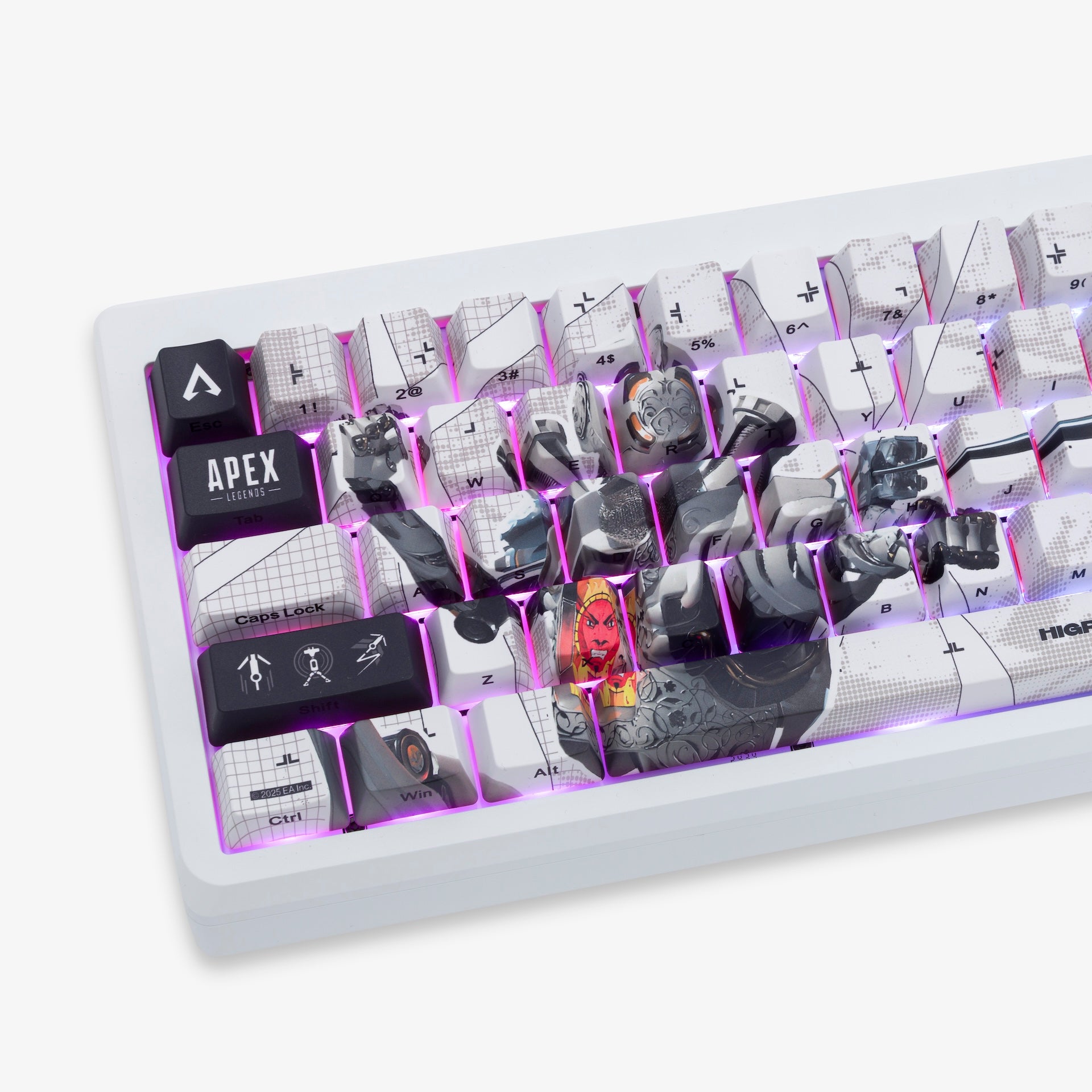 Apex Legends™ Higround Summit 65 Mechanical Gaming Keyboard - War Machine Edition | Fast Response for FPS & Battle Royale Games | Perfect for Esports & Competitive Gaming