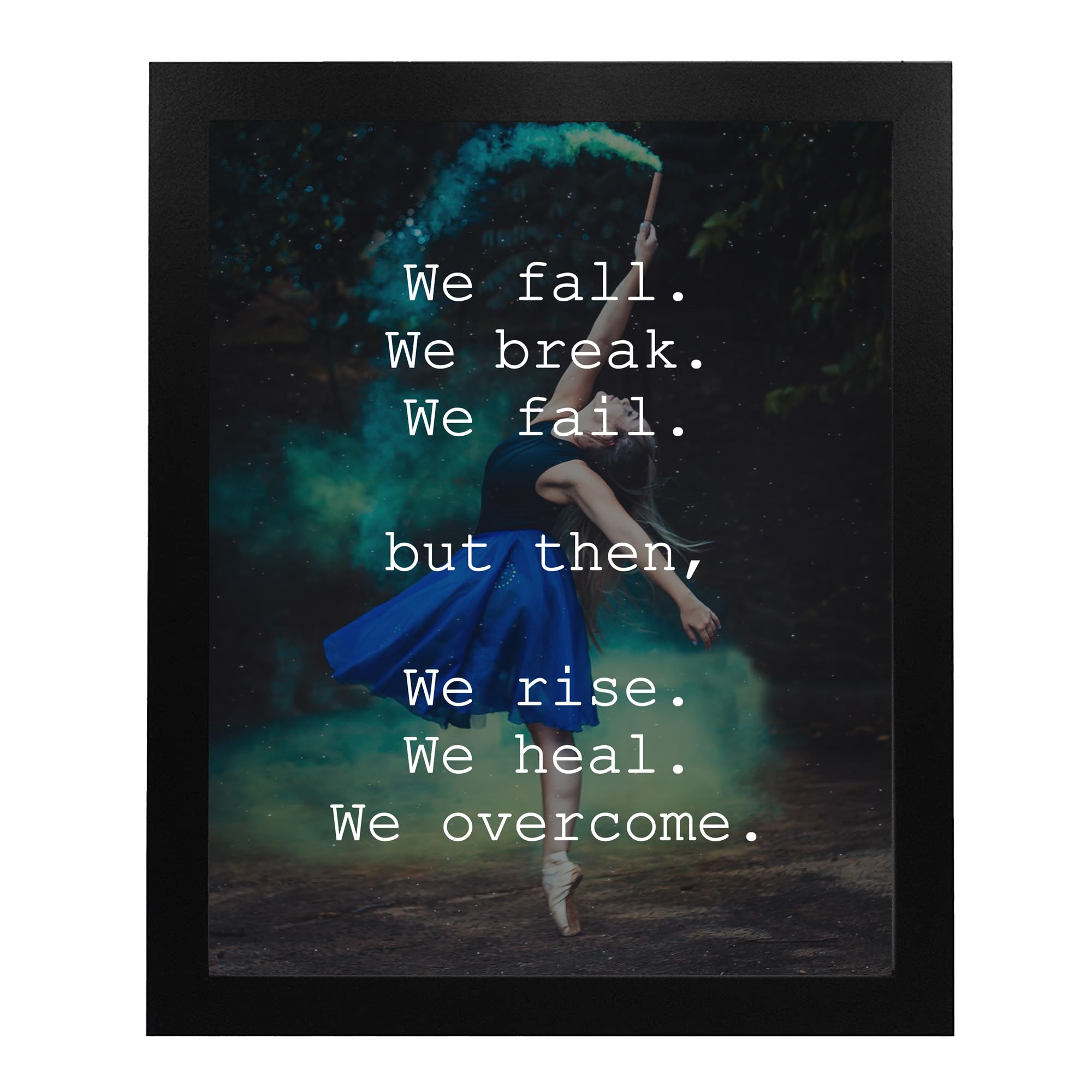 Inspirational Ballet Dancer Wall Art Print - Motivational Dance Decor for Living Room, Bedroom, Office & Dance Studio - Unframed 8x10 - Perfect for Home Decor, Gift Ideas & Encouragement Spaces