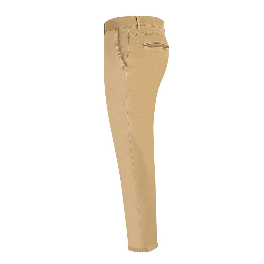 FRADI Men's Cotton Stretch Chino Pants - YUTA REG Fit Casual Slim Trousers for Office, Travel & Everyday Wear