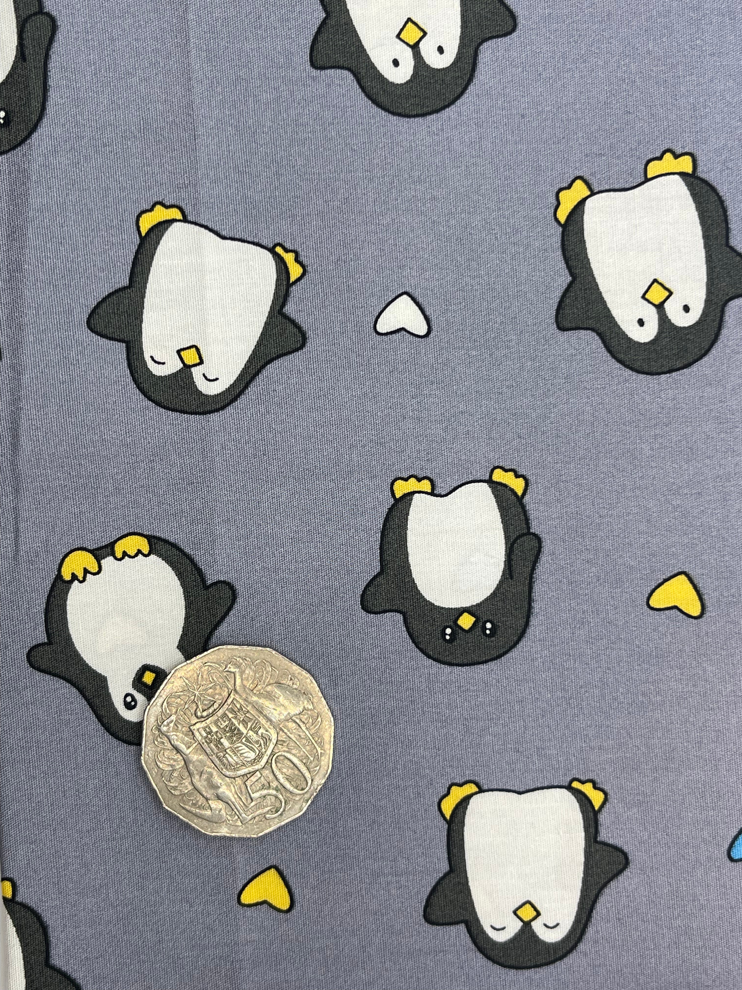 Cute Penguin Plush Toy - Soft Grey Stuffed Animal for Kids & Collectors | Perfect for Gifts, Nursery Decor & Cuddling