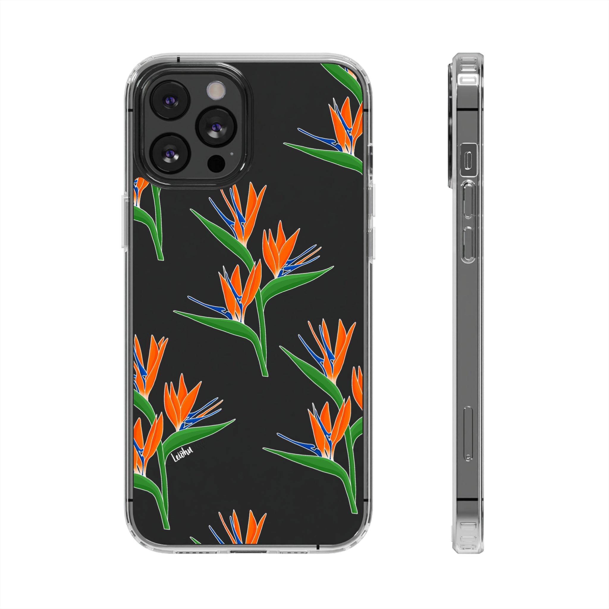 Bird of Paradise Clear Phone Case - Durable Protective Cover for iPhone & Samsung - Perfect for Nature Lovers & Tropical Style