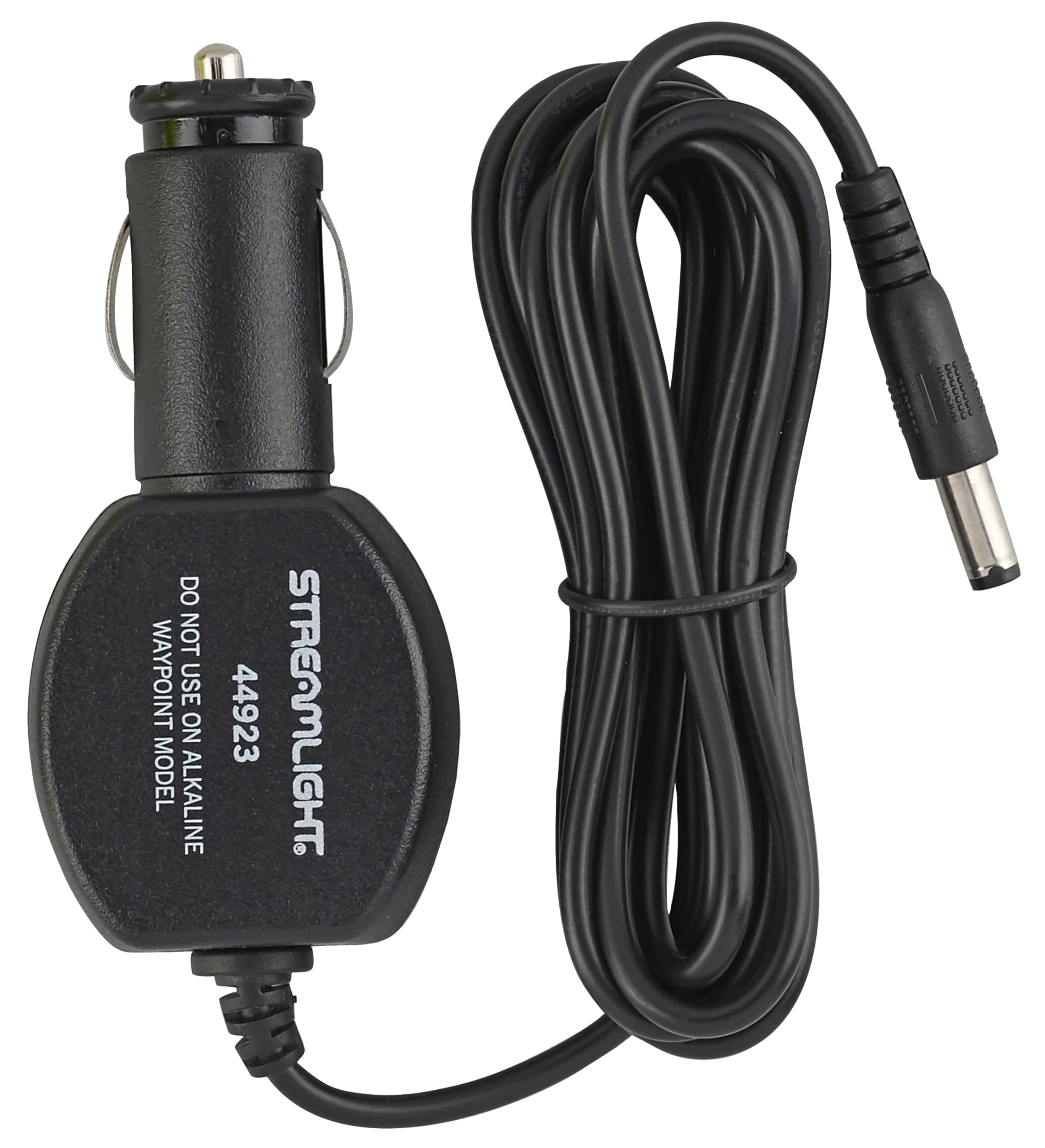 Streamlight 44923 12V DC Power Cord - Replacement Charger for Waypoint 300, Super Siege, BearTrap & Li-ion Bank - Perfect for Camping, Emergency Lighting & Outdoor Adventures