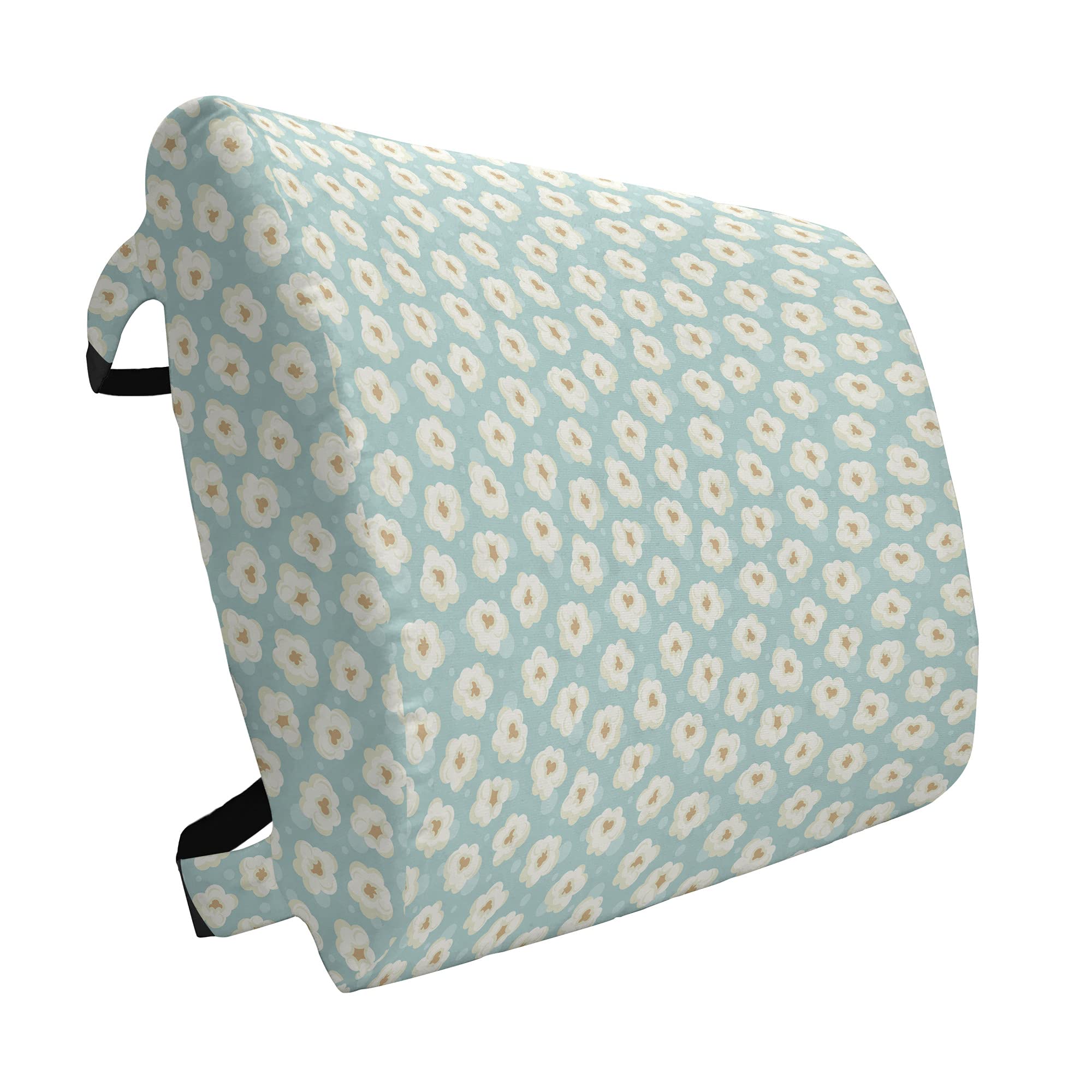 Ambesonne Popcorn Lumbar Support Pillow - High Density Foam Cushion for Office Chair & Car Seat (14