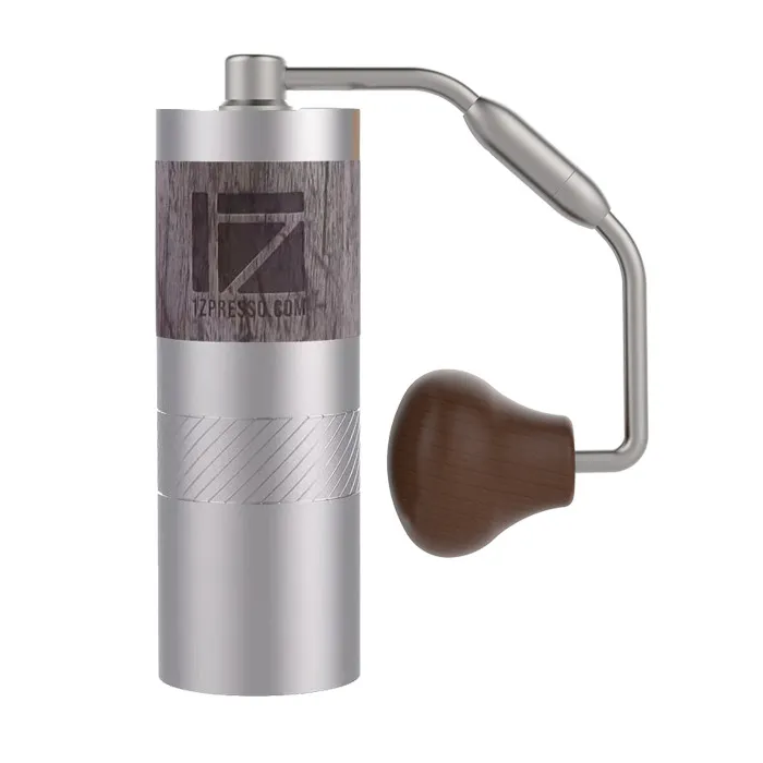 1Zpresso Q Manual Coffee Grinder - Portable Hand Crank Burr Mill for Espresso, French Press, Pour Over & Travel Use