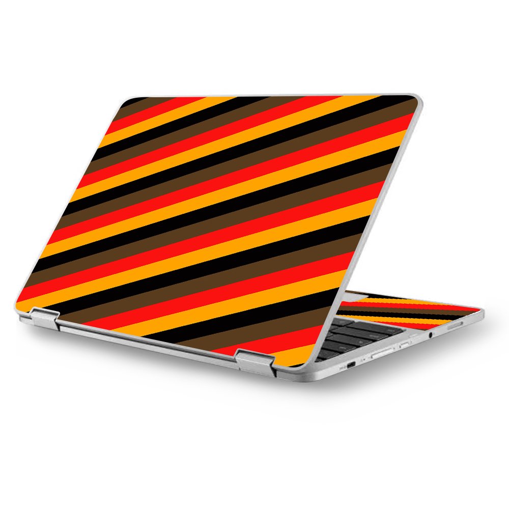 Retro 70's Style Vinyl Skin Decal for Asus Chromebook Flip C302CA 12.5