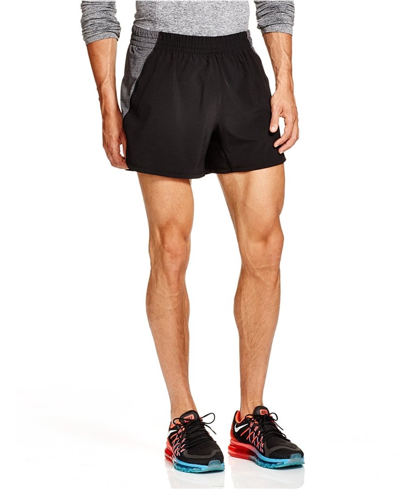 HPE Men's Athletic Workout Shorts - Breathable Quick-Dry Gym Shorts for Running & Training, Black, Size S | Perfect for Gym, Jogging & Casual Wear