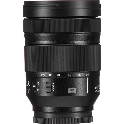 Panasonic Lumix S 24-105mm f/4 Macro OIS Lens - Full Frame Mirrorless Camera Lens with Optical Image Stabilization for Portrait, Travel & Low Light Photography