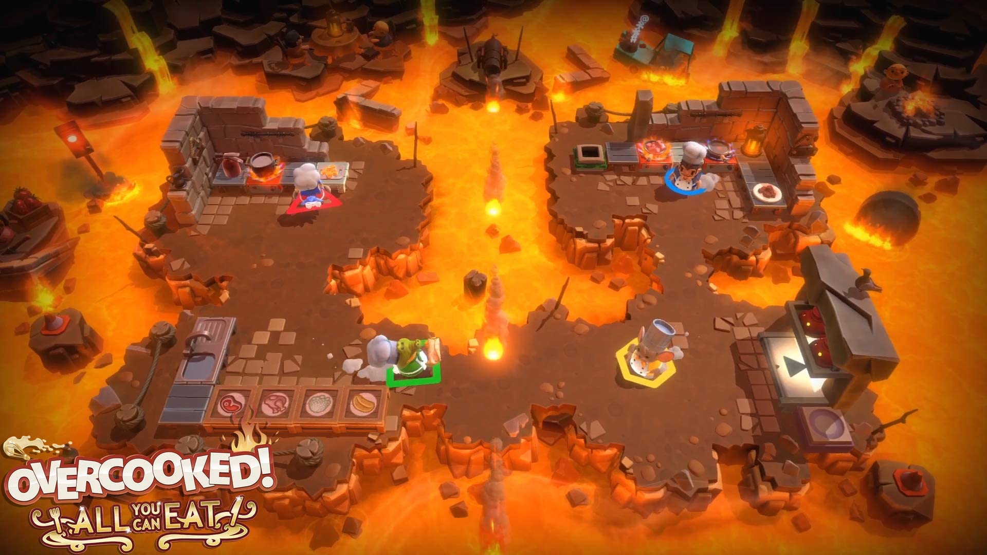 Overcooked All You Can Eat - PS5 Game (French Edition) | Fun Multiplayer Cooking Simulation for Family & Friends Game Nights