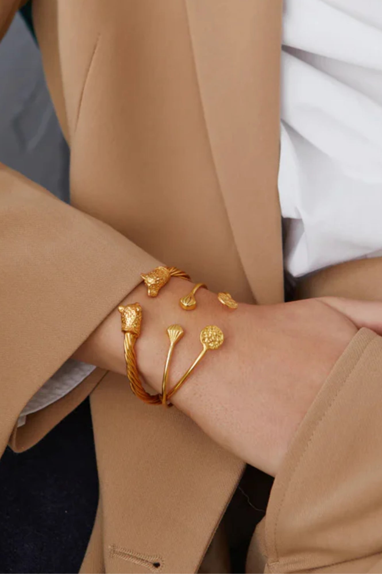 Penelope Gold Bangle Bracelet for Women - Elegant Jewelry Gift for Birthday, Anniversary & Special Occasions