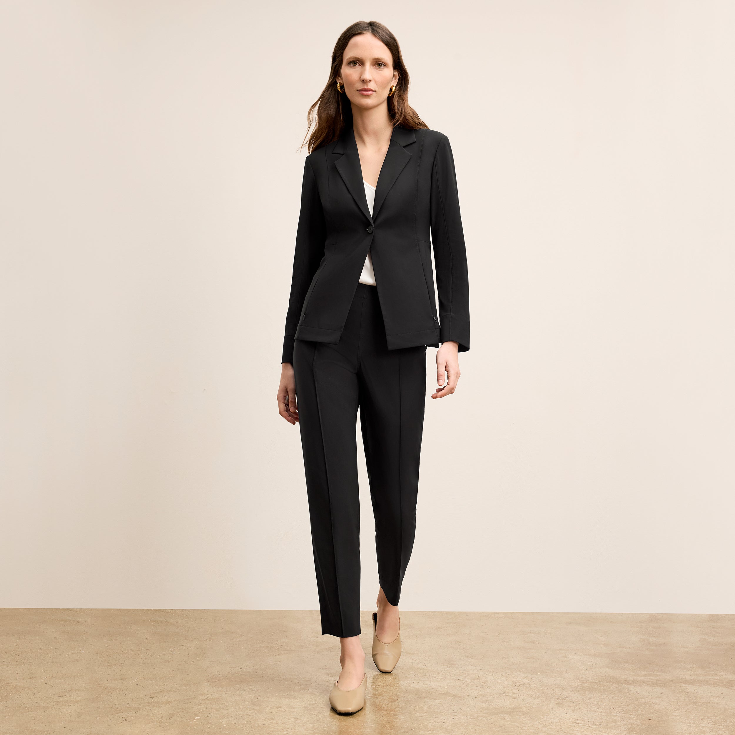 Colby Travel Pants for Men - OrigamiTech Stretch Wrinkle-Free Black Dress Pants for Business & Casual Wear - Perfect for Office, Commuting, and Travel